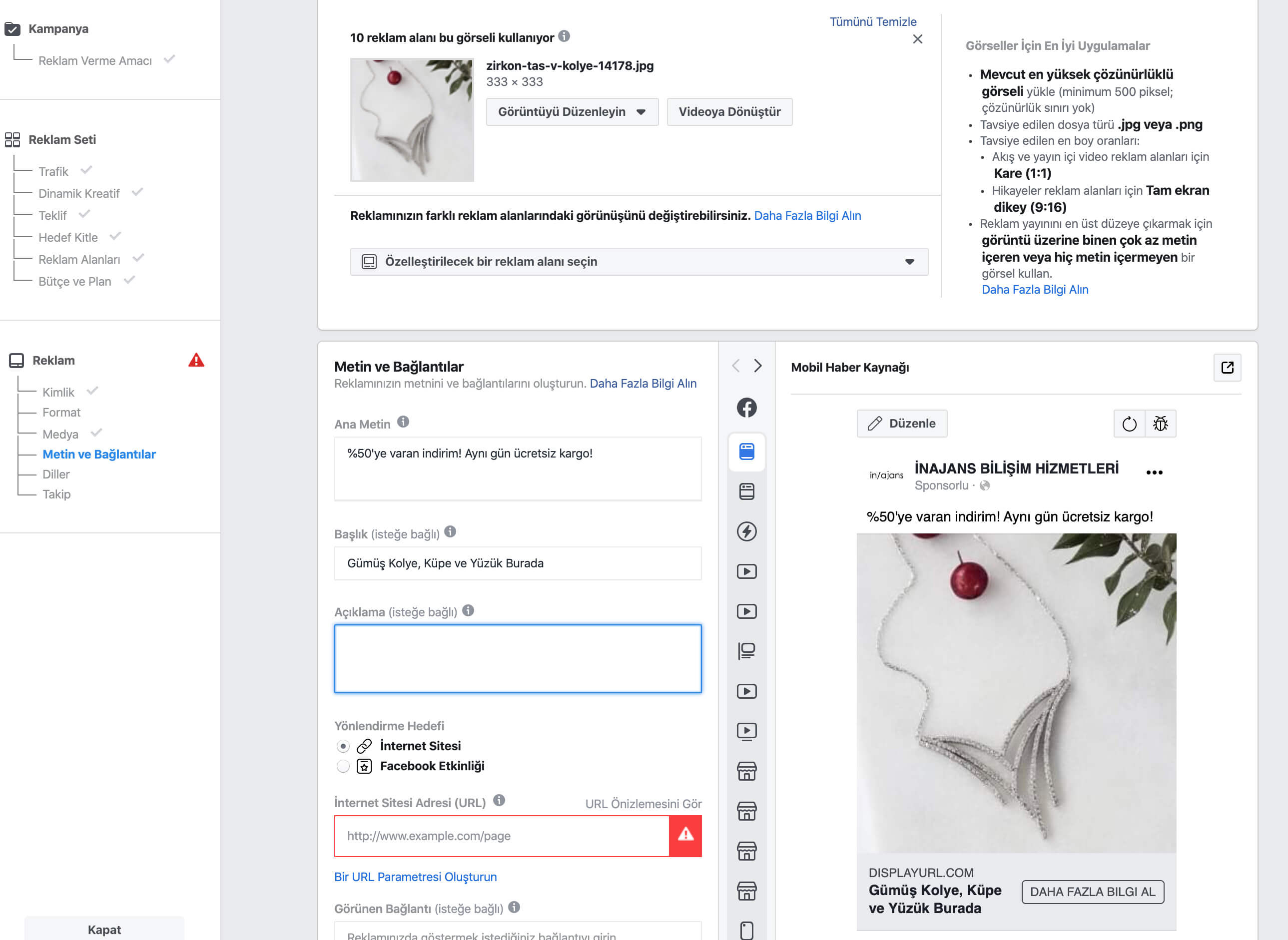 E-ticaret Sitene Facebook Reklamları ile Doping Yap